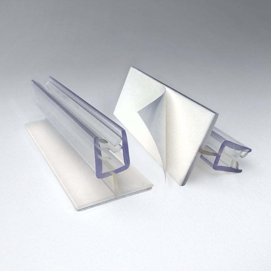 B02a_08_gripperFlexi_signFoot_B Two sign bases with adhesive backing and a flexible point that allows some motion of the sign.