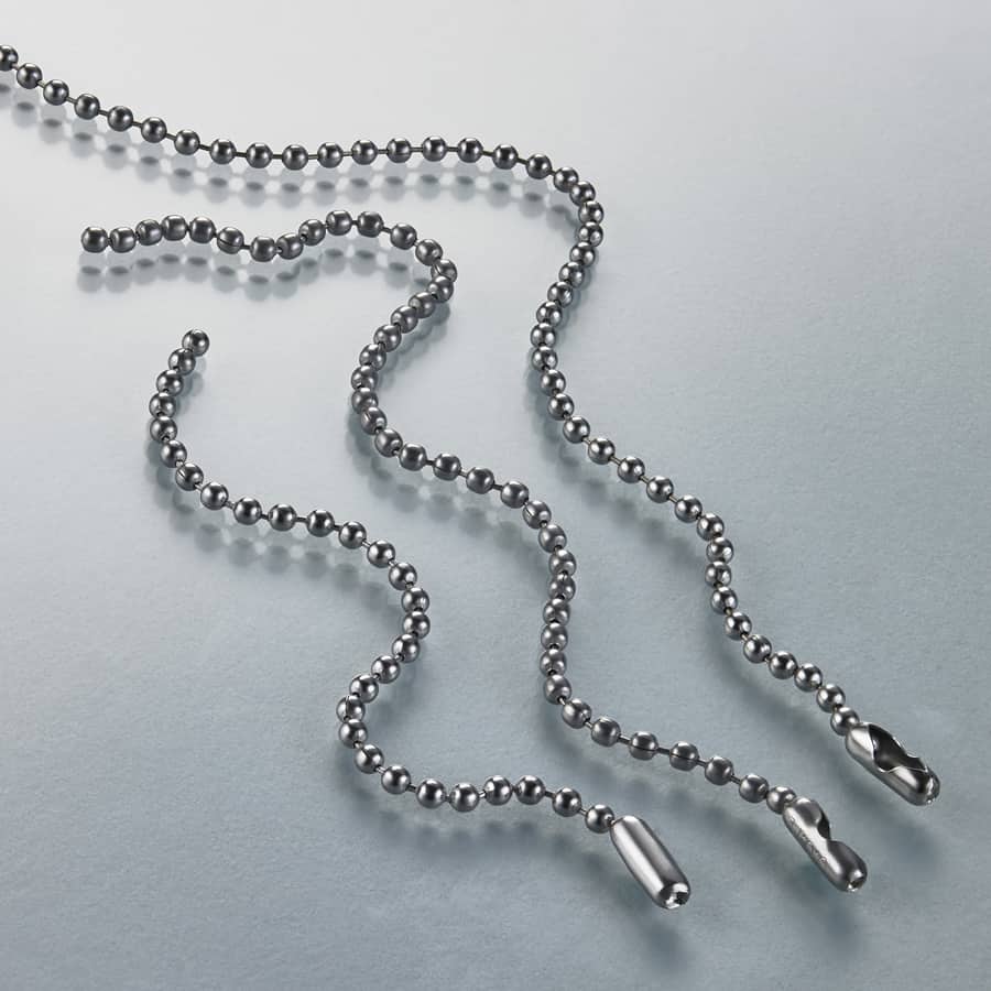 metal beaded chain