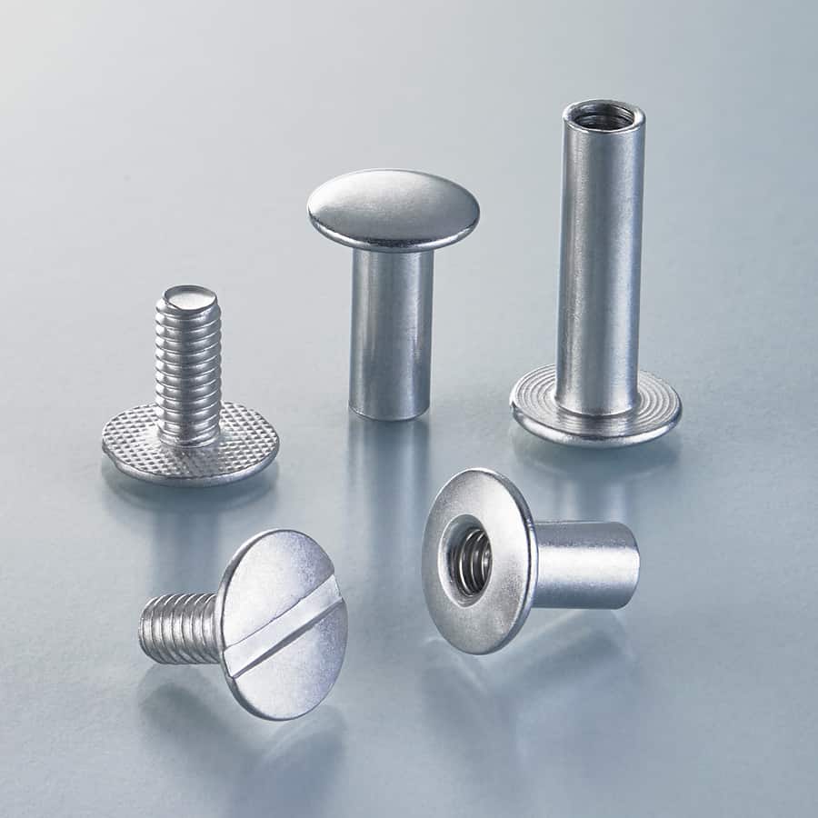 aluminum posts & screws - binding posts & screws - Popco