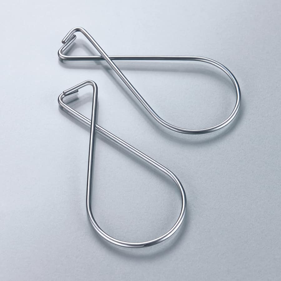 figure-8 clip - hanging hardware - Popco