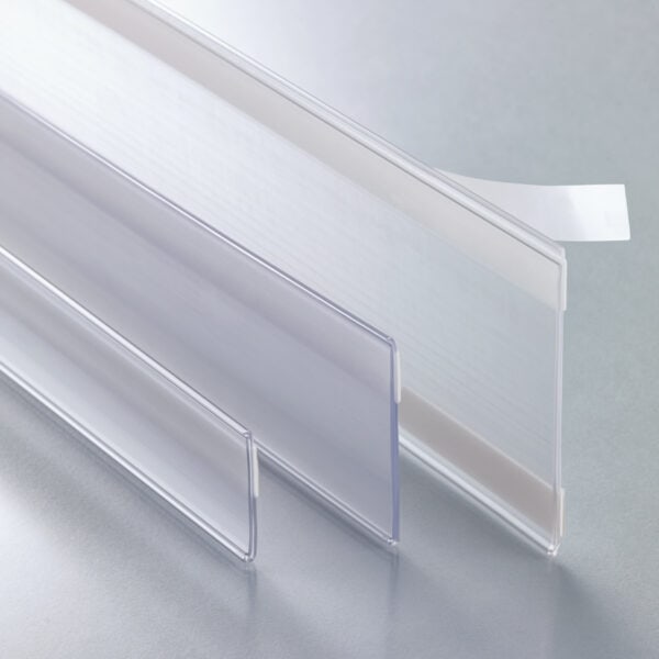 UPC data rails in three sizes with adhesive strips.