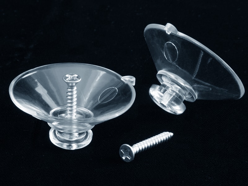 Popco suction cups with screws for wall-mounting