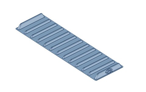 custom vacuum formed tray - JFC 12-row tray
