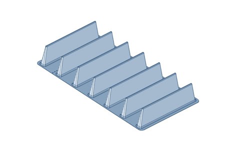 custom vacuum formed tray - shrimp tray