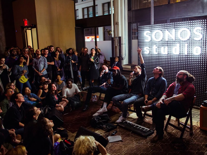 An event in NYC sponsored by Sonos and hosted by The Principals design firm,