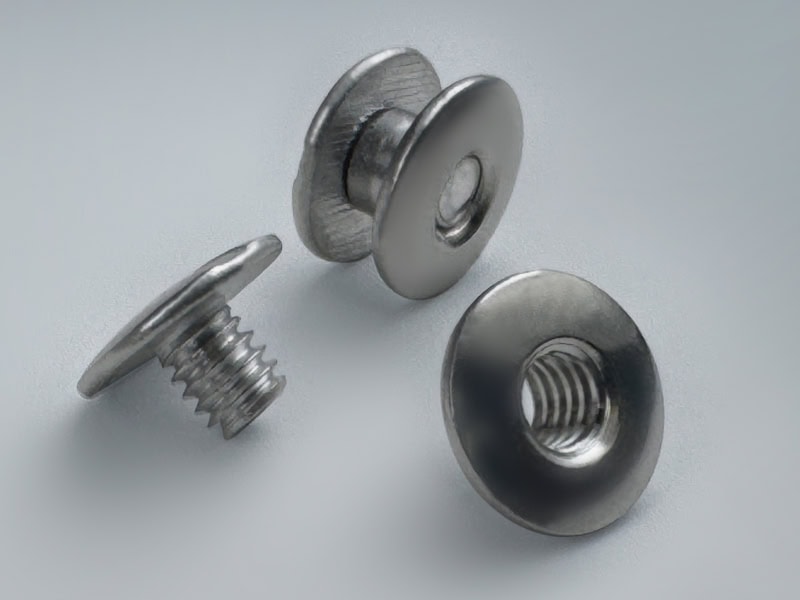 Popco aluminum post and screws assembled and unassembled