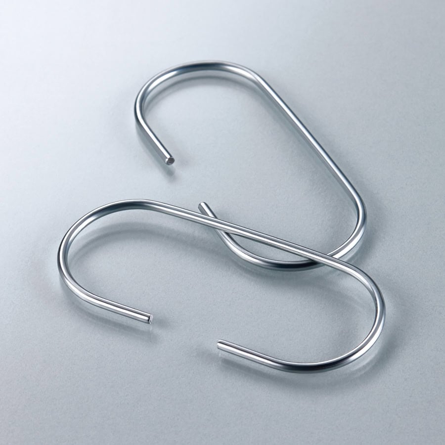 B01b_25_cHook_A 3-inch high steel c-hook for sign hanging.